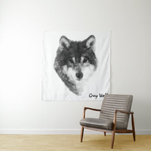 Tapete De Parede Cinza Wolf encante