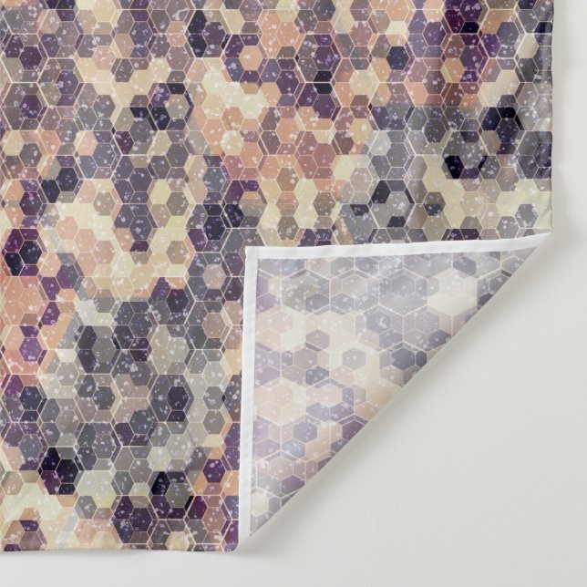 Tapete De Parede Cinzas, geometria bege (Detalhe)