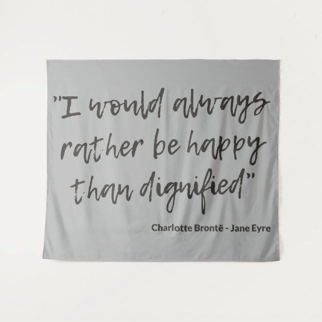 Tapete De Parede Citação de Jane Eyre I (Frente (Horizontal))