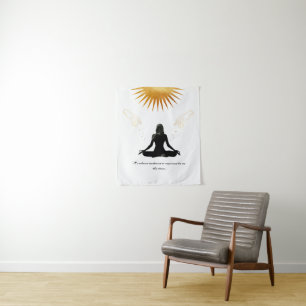 Tapete De Parede Citação de Meditação