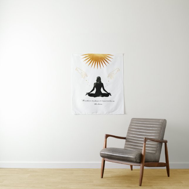 Tapete De Parede Citação de Meditação (In Situ)