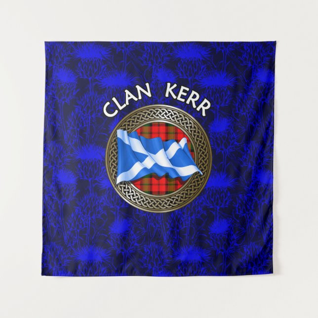 Tapete De Parede Clan Baird Tartan Knot & Flag (Frente)