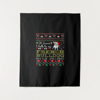 Tapete De Parede Claro, Eu Falo Com Meu Bulldog Francês