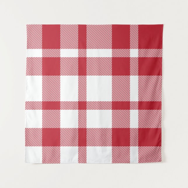 Tapete De Parede Classic Plaid Tartan Seamless Pattern. apparel, ar (Frente)