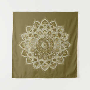 Tapete De Parede Clássico Colorosamente Mandala Índia Estilo 4