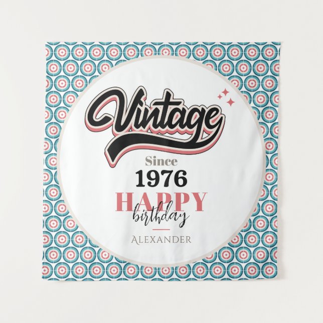 Tapete De Parede Clássico desde - 1976 (Frente)