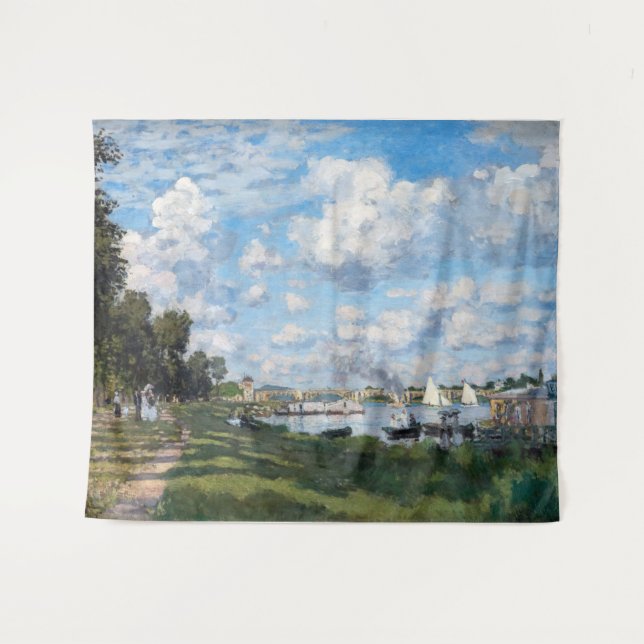 Tapete De Parede Claude Monet - A Bacia do Argenteuil (Frente (Horizontal))