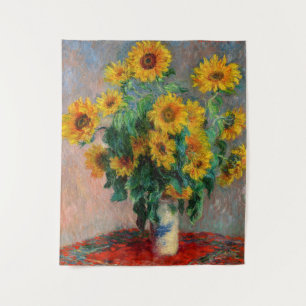 Tapete De Parede Claude Monet - Buquê de Sunflower