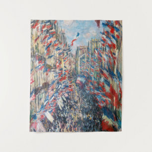 Tapete De Parede Claude Monet - La Rue Montorgueil - Paris