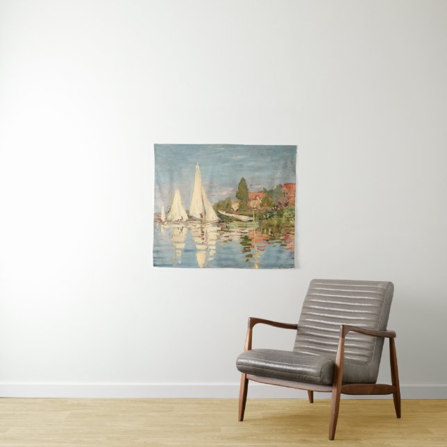 Tapete De Parede Claude Monet | Regatta at Argenteuil, c.1872 (In Situ (Horizontal))
