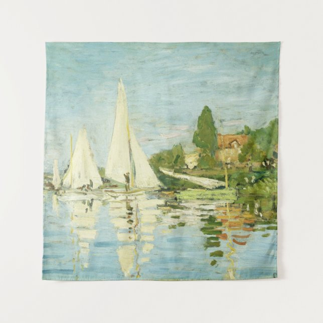 Tapete De Parede Claude Monet. Regattas em Argenteuil (Frente)