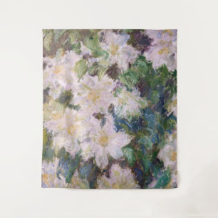 Tapete De Parede Claude Monet - White Clematis