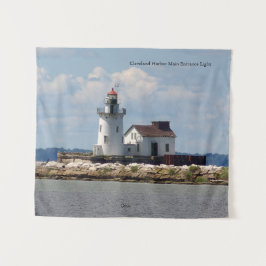 Tapete De Parede Cleveland Harbor Main Entrance Light