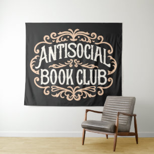 Tapete De Parede Clube do livro antissocial