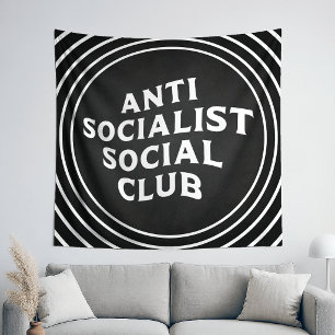 Tapete De Parede Clube Social Anti Socialista Engraçado Socialismo