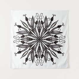 Tapete De Parede Cobras legal, preto e branco, gótica botânica