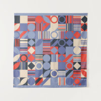 Cobrir geométricos definidos. Bauhaus retro design