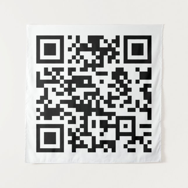 Tapete De Parede Código QR Criado instantaneamente (digitando seu U (Frente)