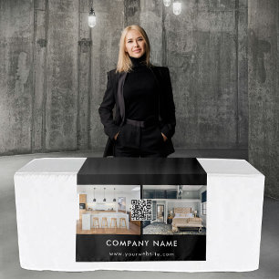 Tapete De Parede Código QR do Banner do Imobiliário do Runner de Me