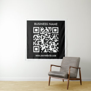 Tapete De Parede Código QR editável (gerado instantaneamente)   Pre