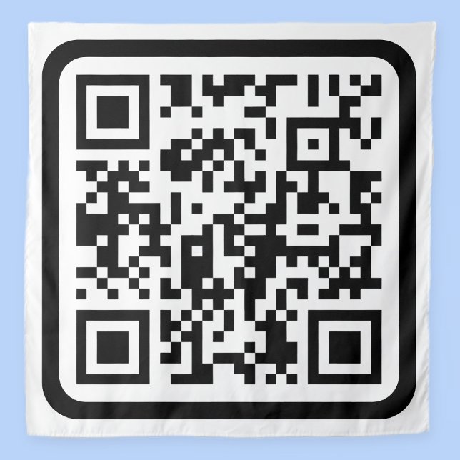 Tapete De Parede Código QR moderno editável | Branco preto ou qualq (Criador carregado)