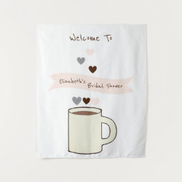Tapete De Parede Coffee Bridal Shower