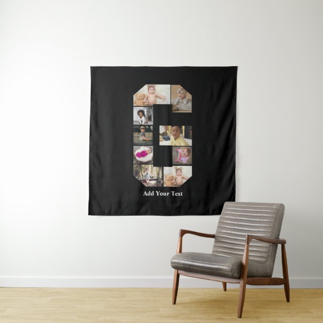 Tapete De Parede Colagem de Fotografias com design Letra G (In Situ)