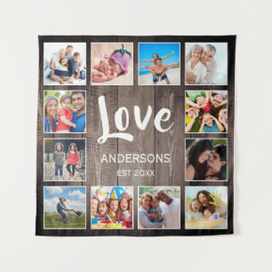 Tapete De Parede Colagem de Fotografias Personalizada Farmhouse Rus