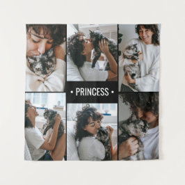 Tapete De Parede Colagem de Fotos Cat Monogramas