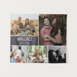 Tapete De Parede Colagem de Fotos de Reunião de Família em Quadro N