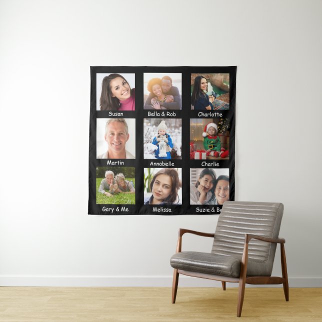 Tapete De Parede Colagem de Fotos | Nome Ajuda À Memória Para A Dem (In Situ)