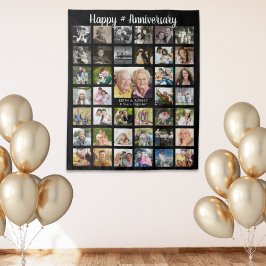 Tapete De Parede Colagem de Fotos Personalizada de Aniversário 39