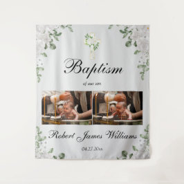 Tapete De Parede Colagem de Fotos Personalizadas Batismo Batismo Fu