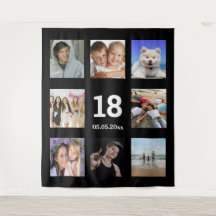 Colagem de fotos personalizadas para 18 anos de id