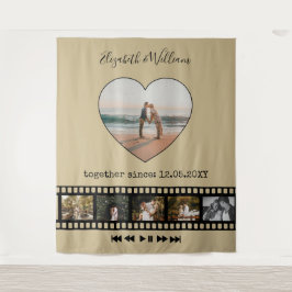 Tapete De Parede Colagem de Seis Fotos de Filme Inspiração Fundo de