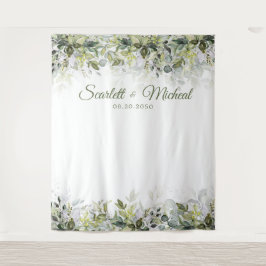 Tapete De Parede Colchões de Fundo Greenery Wedding