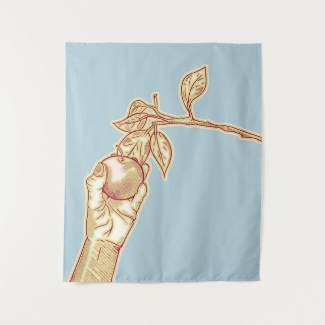 Tapete De Parede Colheita de maçãs (Frente)