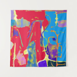 Tapete De Parede Colisão Cromática Pulso Primário