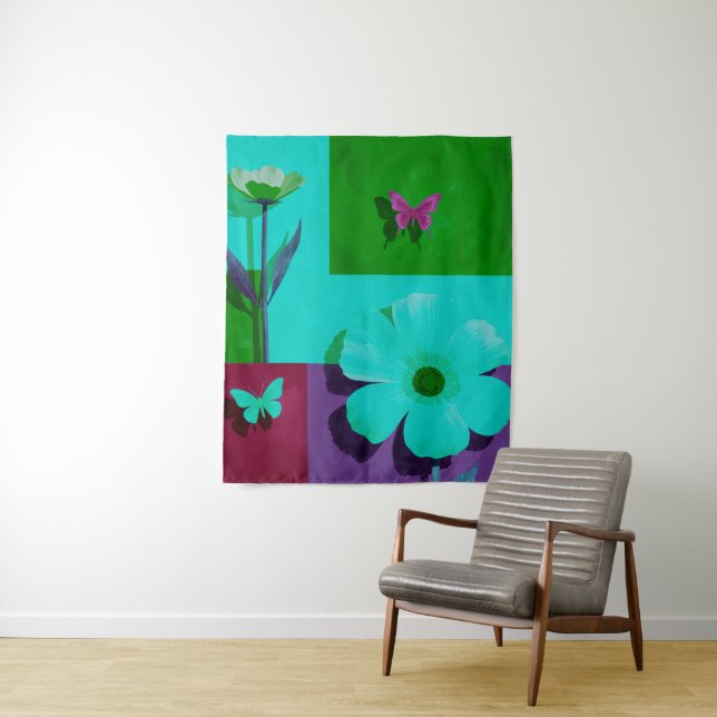 Tapete De Parede Colorful Art Tapestry (In Situ)