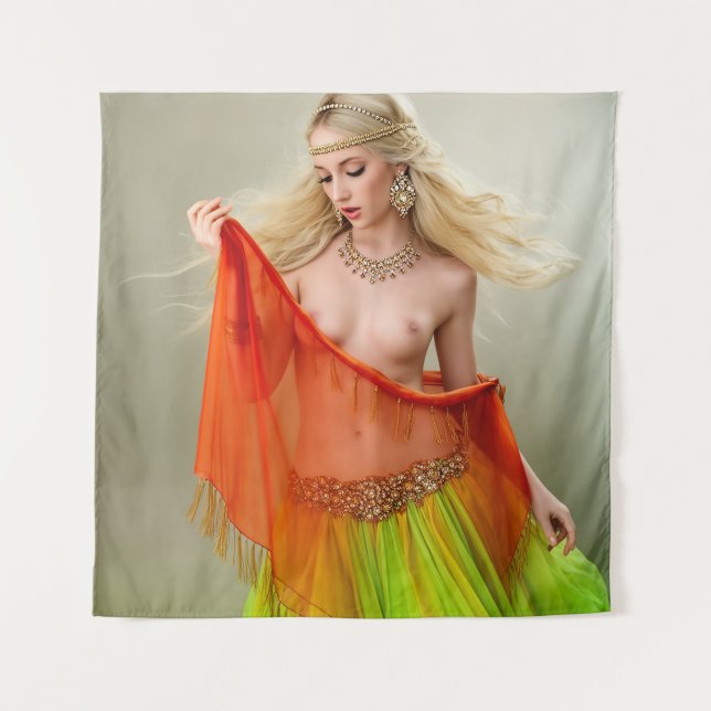 Tapete De Parede Colorful Dance Artwork (Frente)