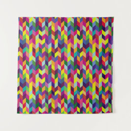 Tapete De Parede Colorful Geometric Pattern Design – Modern Stylish