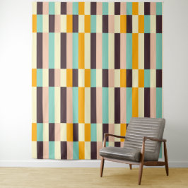 Tapete De Parede Colorful geometric pattern with vertical stripes 