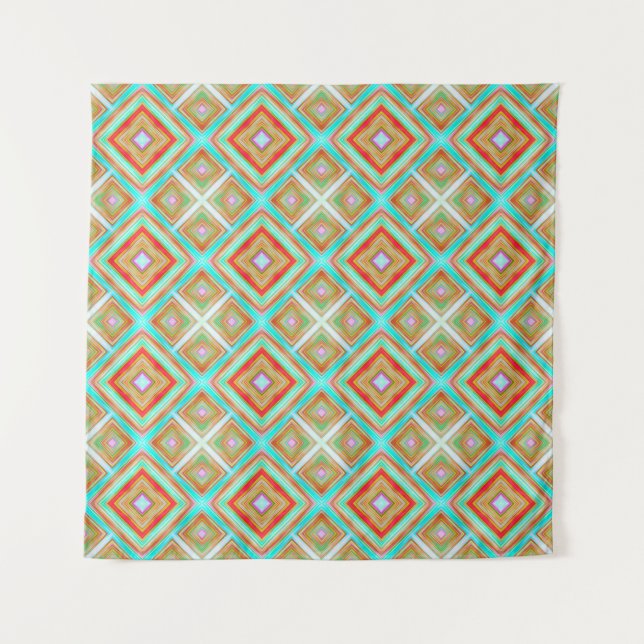 Tapete De Parede Colorful seamless pattern backgroundabstract, art, (Frente)