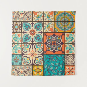 Tapete De Parede Colorir Azulejo Majolica Islâmica