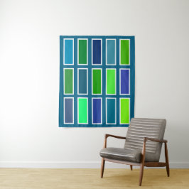 Tapete De Parede Colour Bricks (blue/green)