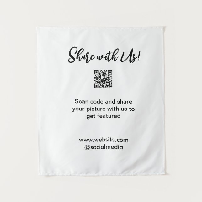 Tapete De Parede Compartilhe a imagem digitalizar código QR adicion (Frente)