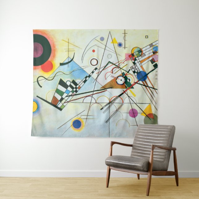 Tapete De Parede Composição VIII de Wassily Kandinsky (In Situ (Horizontal))