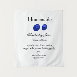 Tapete De Parede Compota de mirtilo caseira feita com amor adicione