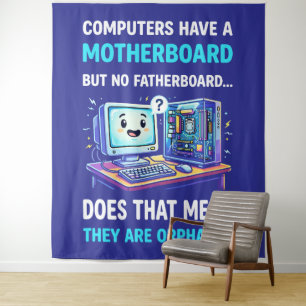 Tapete De Parede Computadores Têm Placa-Mãe, Mas Não Placa-Pai, Eng