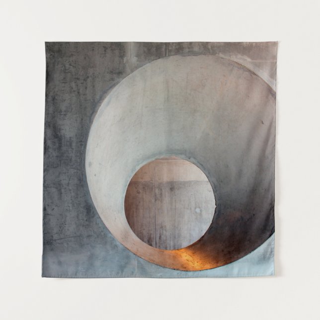 Tapete De Parede Concrete architecture hole wall (Frente)
